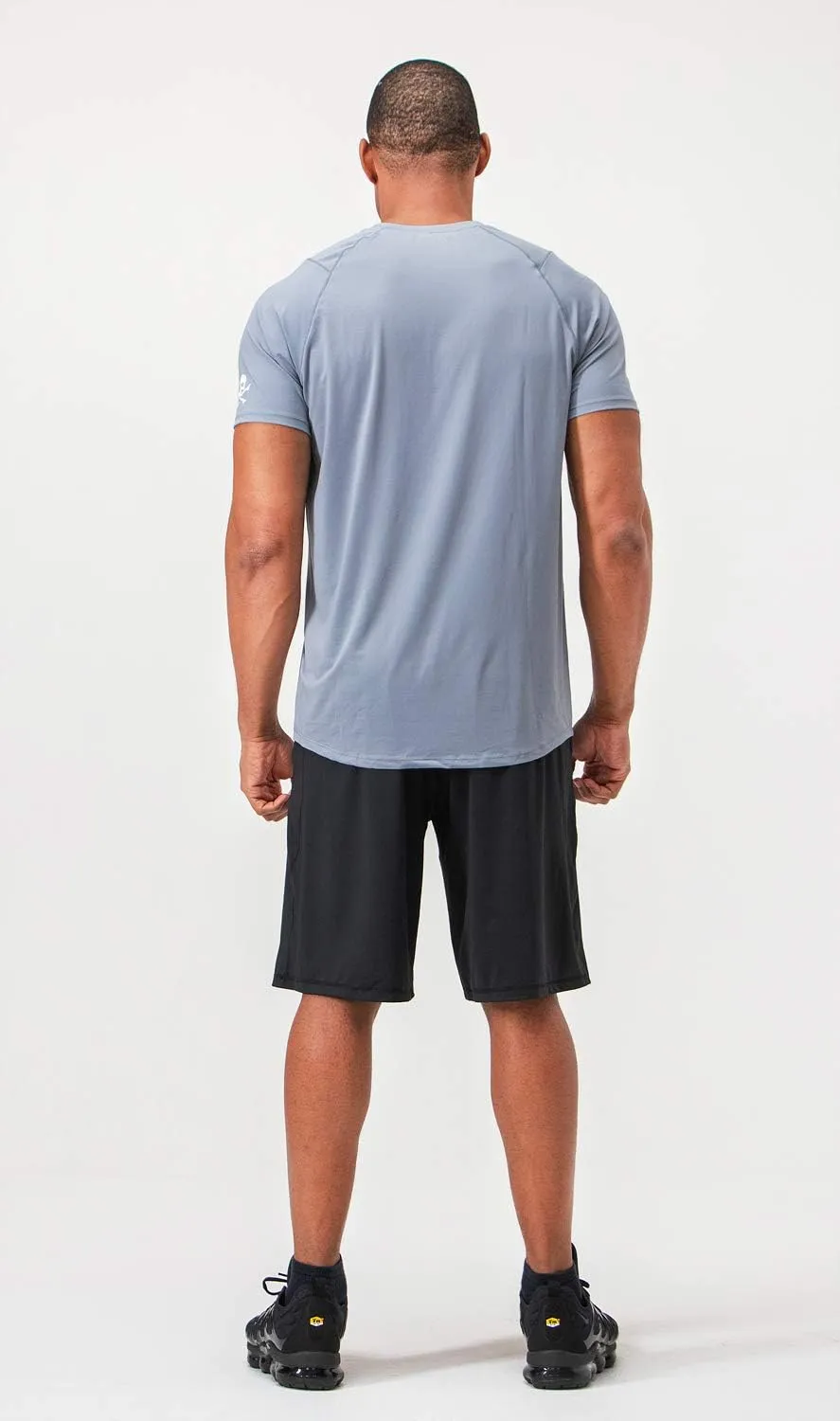 DEVOPS Men's 3-Pack Quick Dry Short Sleeve T-Shirt Sun Protection Running Athletic Workout Active Shirts