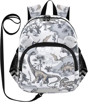 Dinosaurs and Landscapes Little Kid Toddler Backpack Baby Boys Girls Kindergarten Pre School Bags Cute Cartoon Backpacks for children
