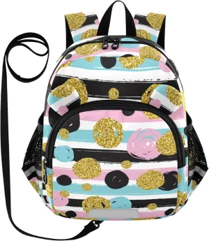 Dot and Blue Circles Little Kid Toddler Backpack Baby Boys Girls Kindergarten Pre School Bags Cute Cartoon Backpacks for children