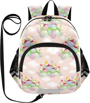 Easter Colorful Egg Painted Eggs Little Kid Toddler Backpack Baby Boys Girls Kindergarten Pre School Bags Cute Cartoon Backpacks for children