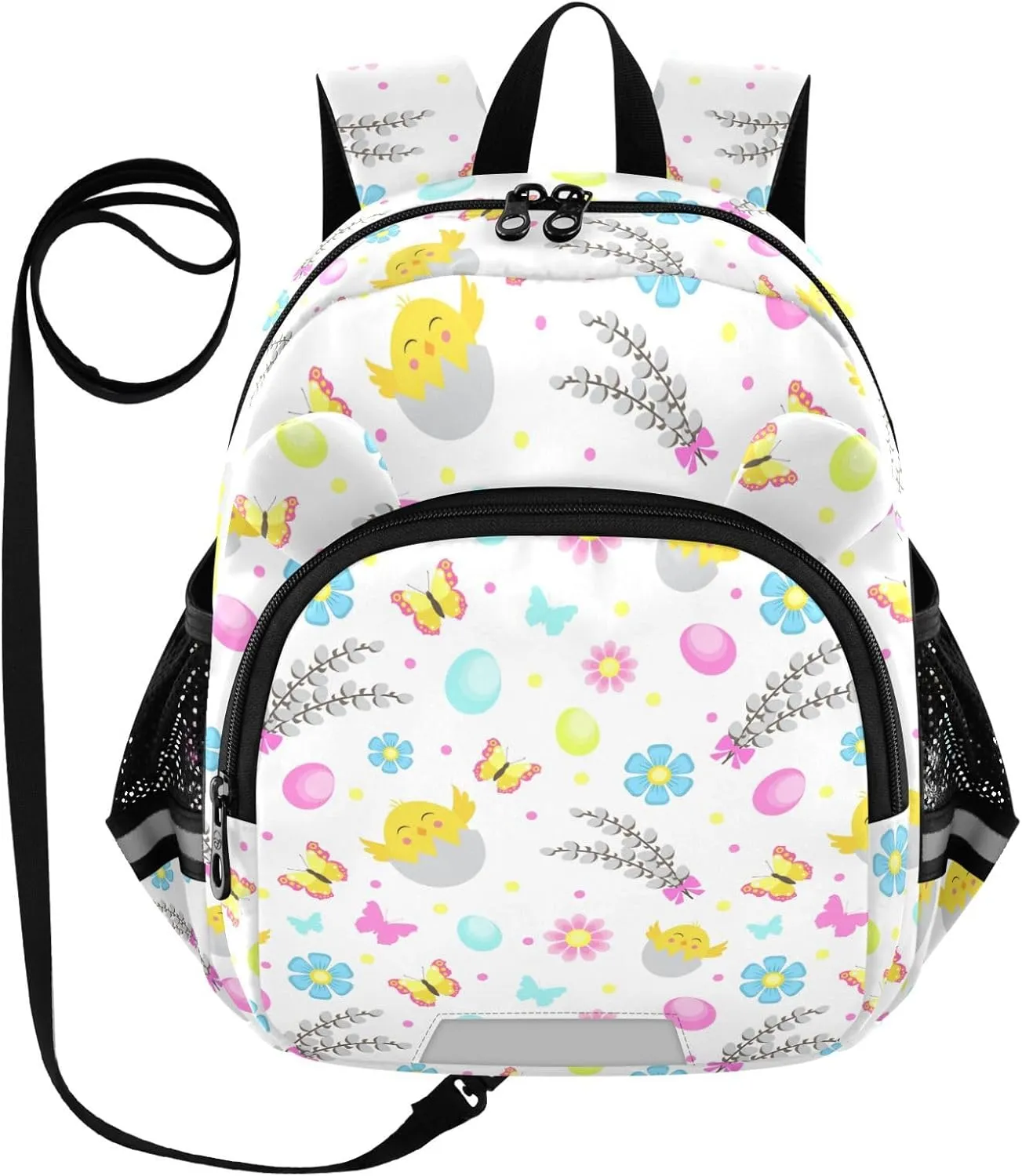 Easter Flowers and Chick Little Kid Toddler Backpack Baby Boys Girls Kindergarten Pre School Bags Cute Cartoon Backpacks for children