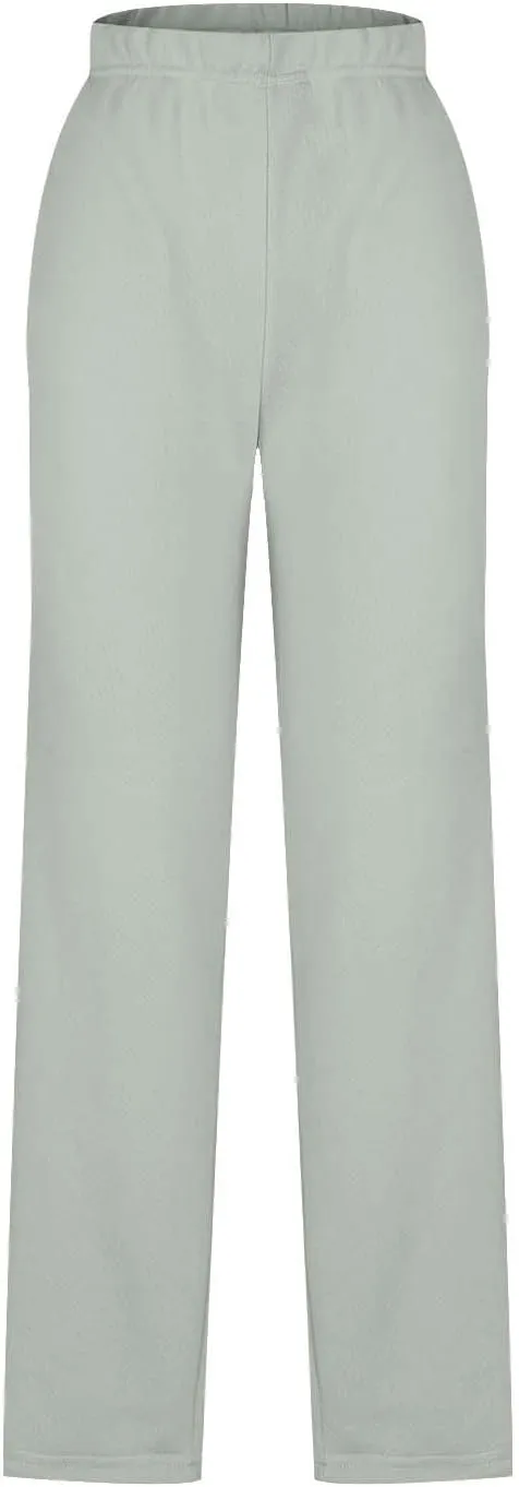 Elastic Waist Pants for Women High Waisted Casual Pants Linen Office Work Stretchy Tapered Lounge with Pockets