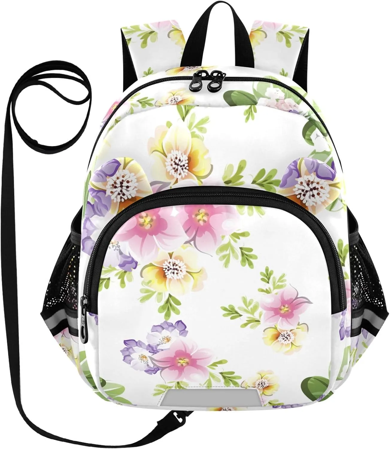 Elegance Flower Print Little Kid Toddler Backpack Baby Boys Girls Kindergarten Pre School Bags Cute Cartoon Backpacks for children