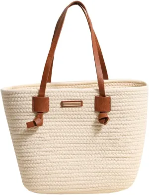 Epsion Summer Tote Bag for Women Chic Beach Shoulder Bag Woven Natural Handbags Hobo Travel Straw Purses 2025