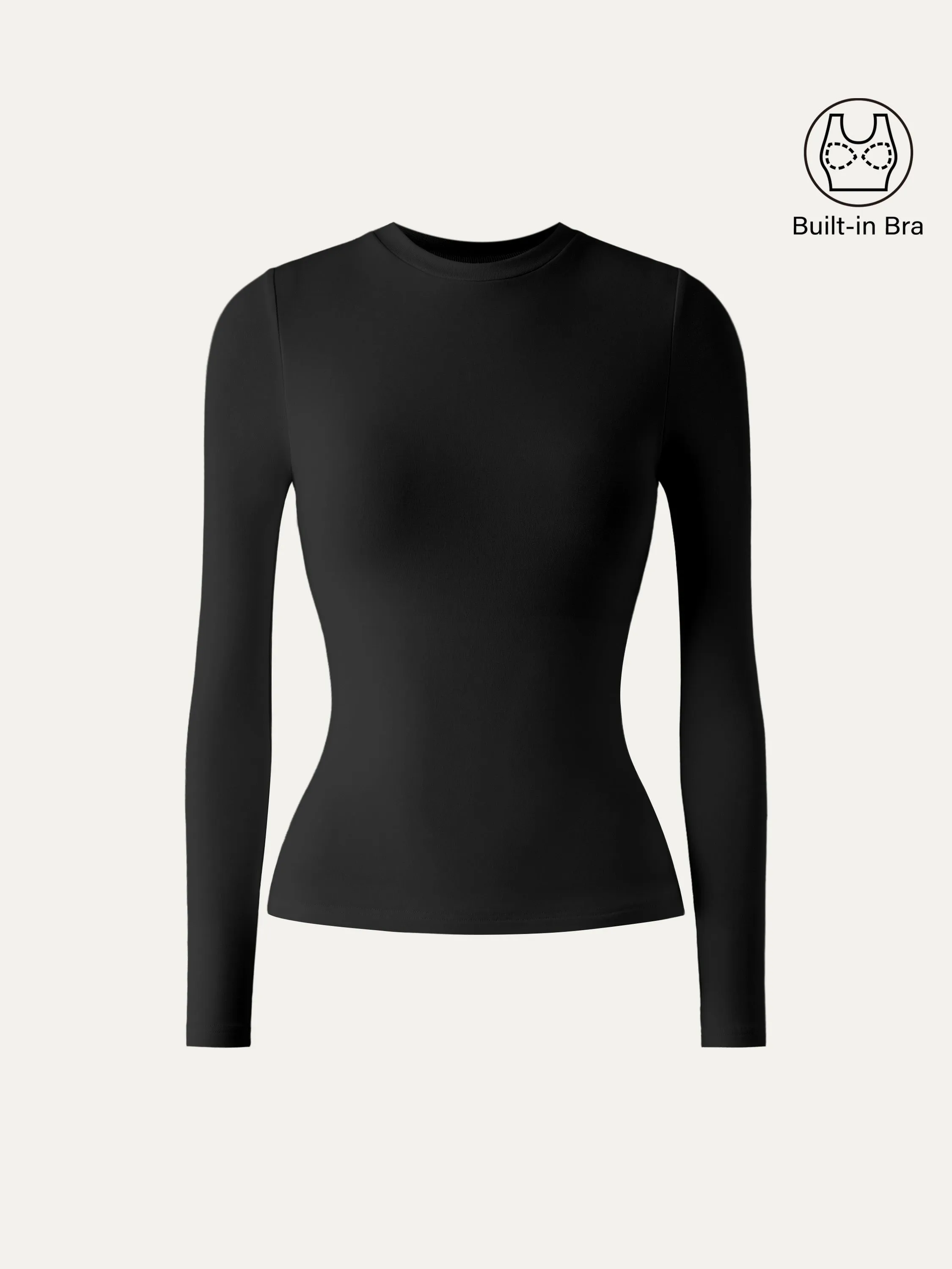 Essential Crew Cinch-The-Waist Brami Top