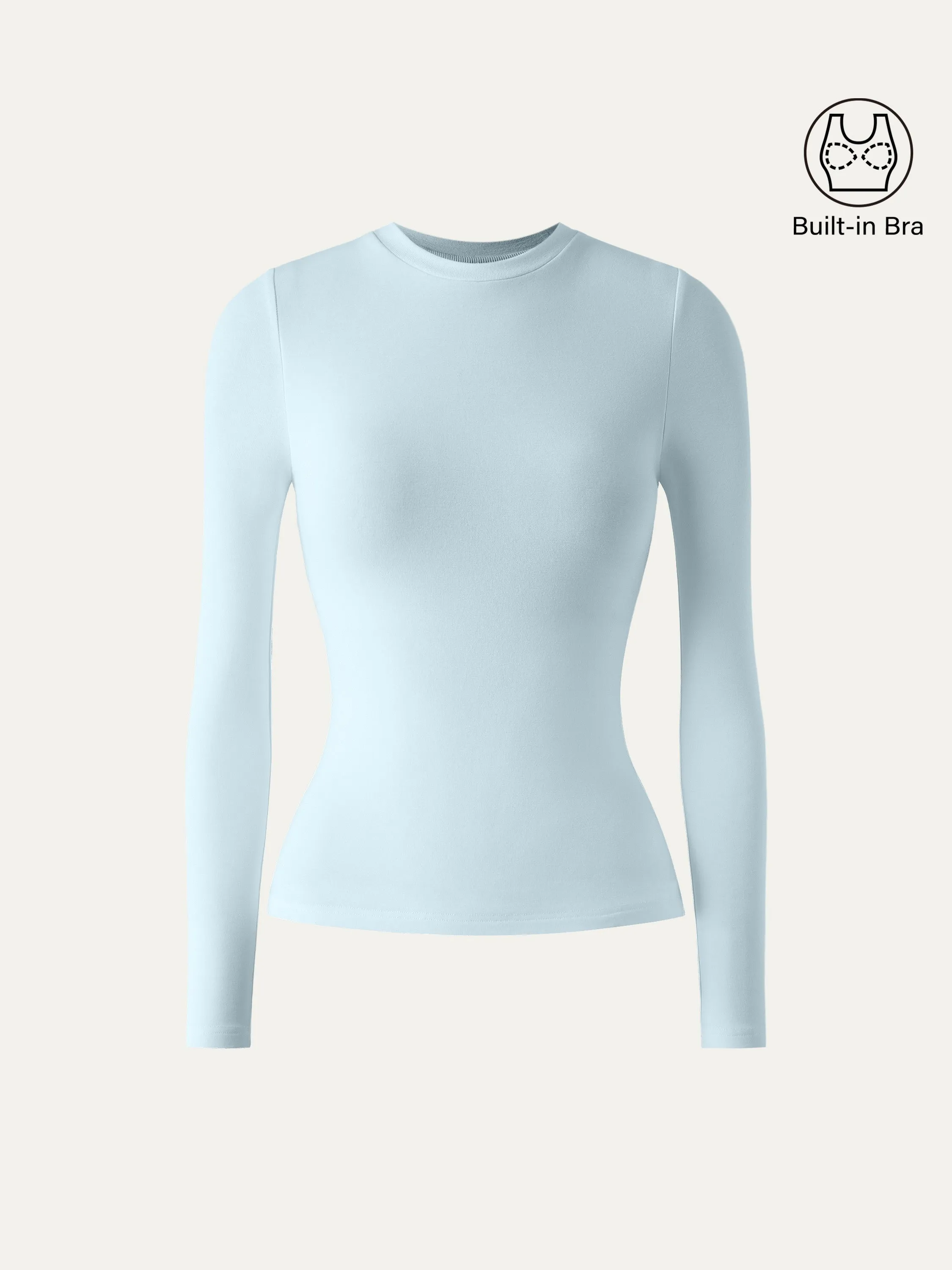 Essential Crew Cinch-The-Waist Brami Top