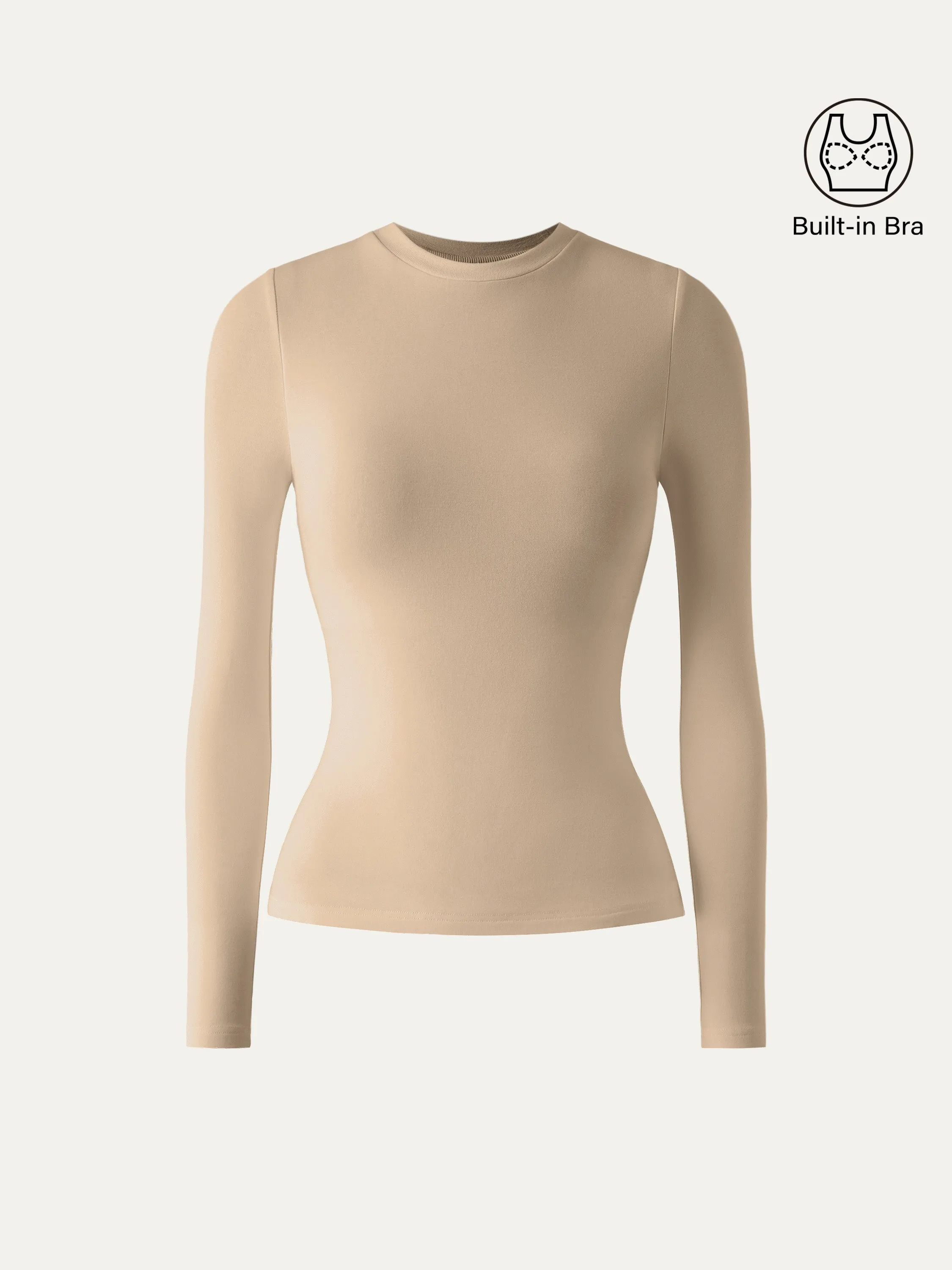 Essential Crew Cinch-The-Waist Brami Top