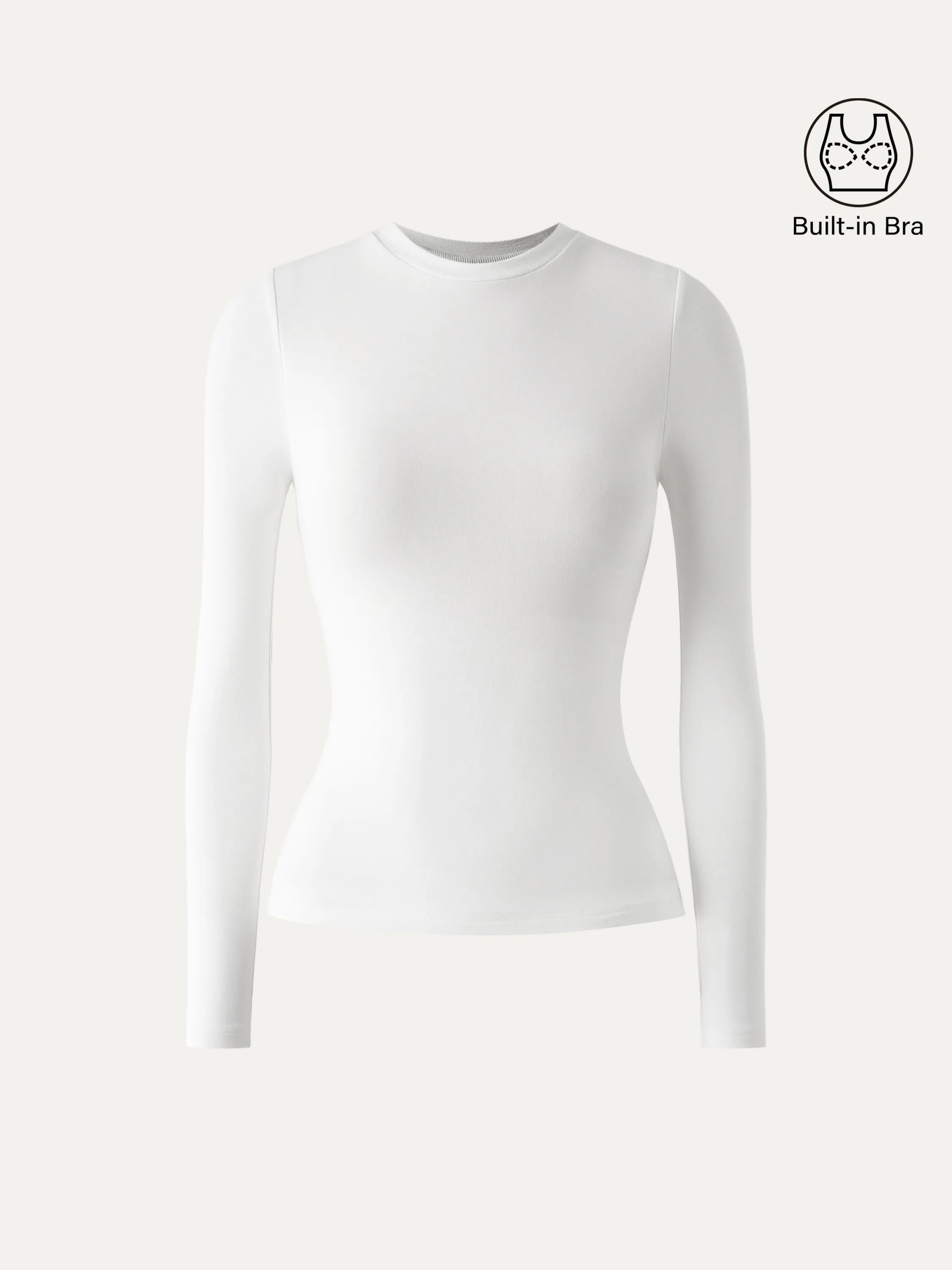 Essential Crew Cinch-The-Waist Brami Top