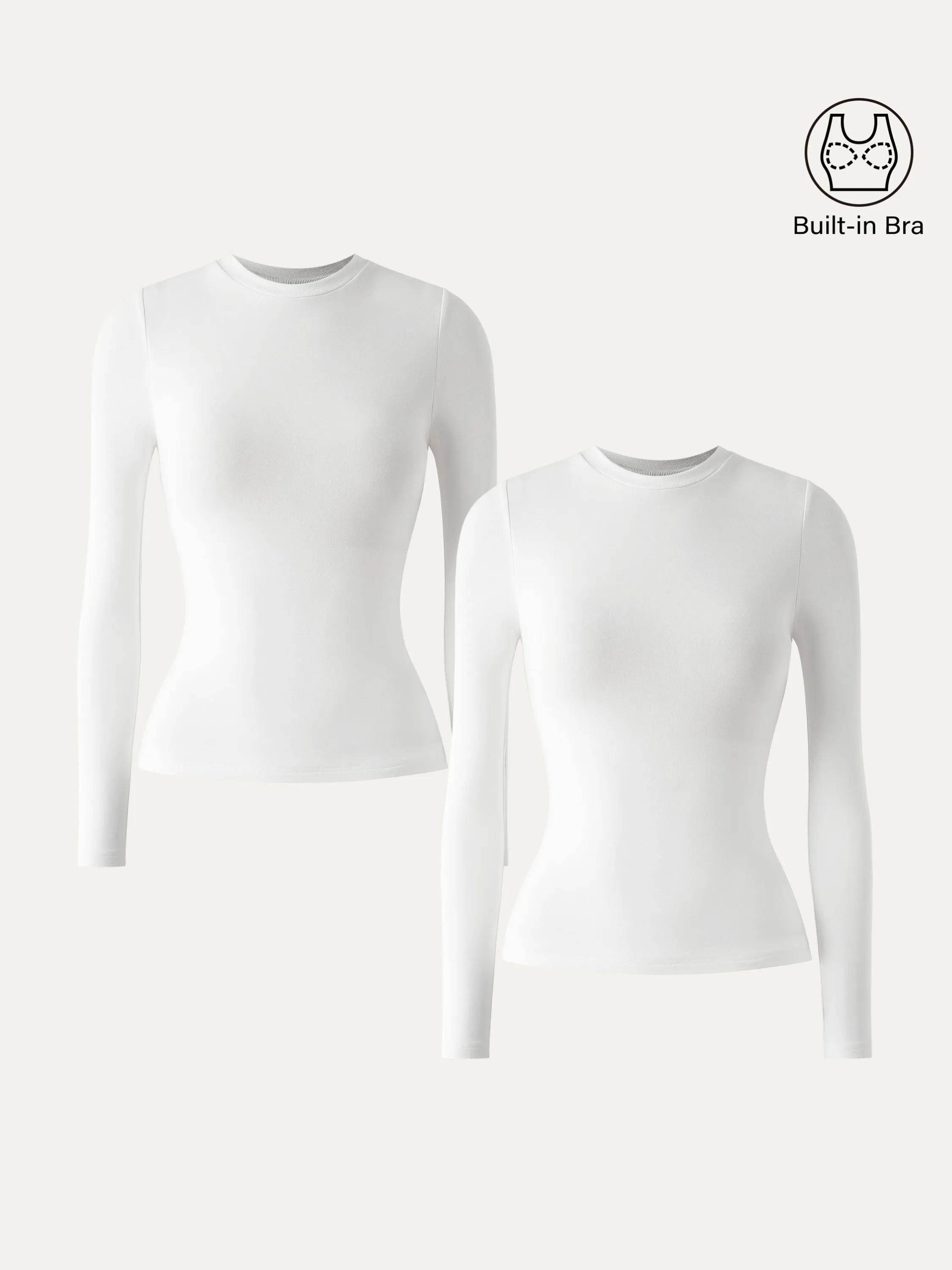 Essential Crew Cinch-The-Waist Brami Top