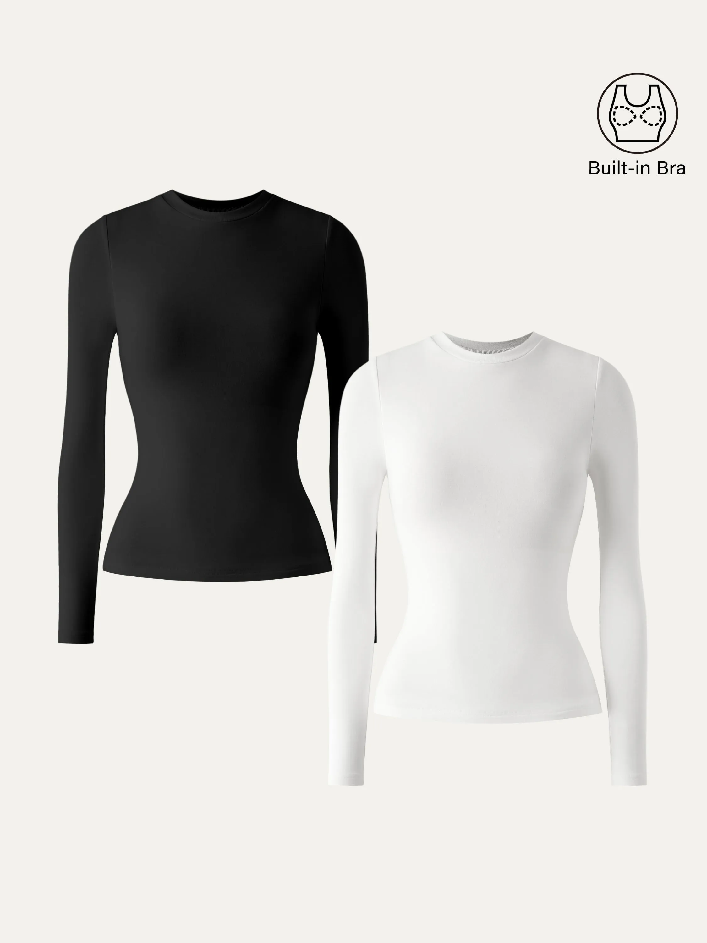 Essential Crew Cinch-The-Waist Brami Top