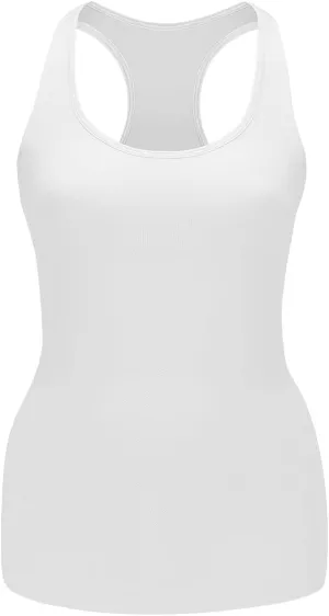 EUYZOU Women Tummy Control Shapewear Tank Tops - Seamless Compression Racerback Vest Body shaper Tank Top