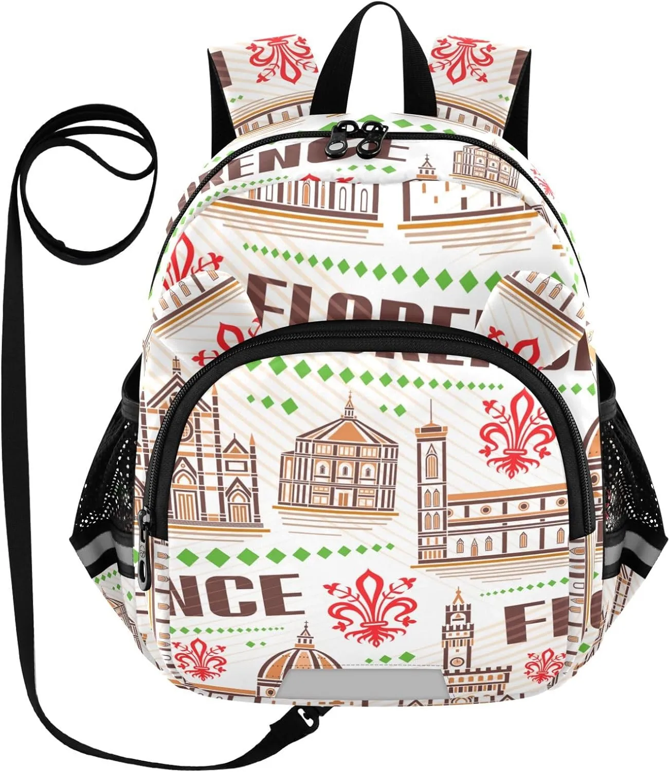 Famous Florence City Scape Little Kid Toddler Backpack Baby Boys Girls Kindergarten Pre School Bags Cute Cartoon Backpacks for children