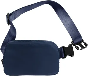 Fanny Belt Pack for Women Crossbody Bag for Sports Adjustable Strap (Navy Blue)