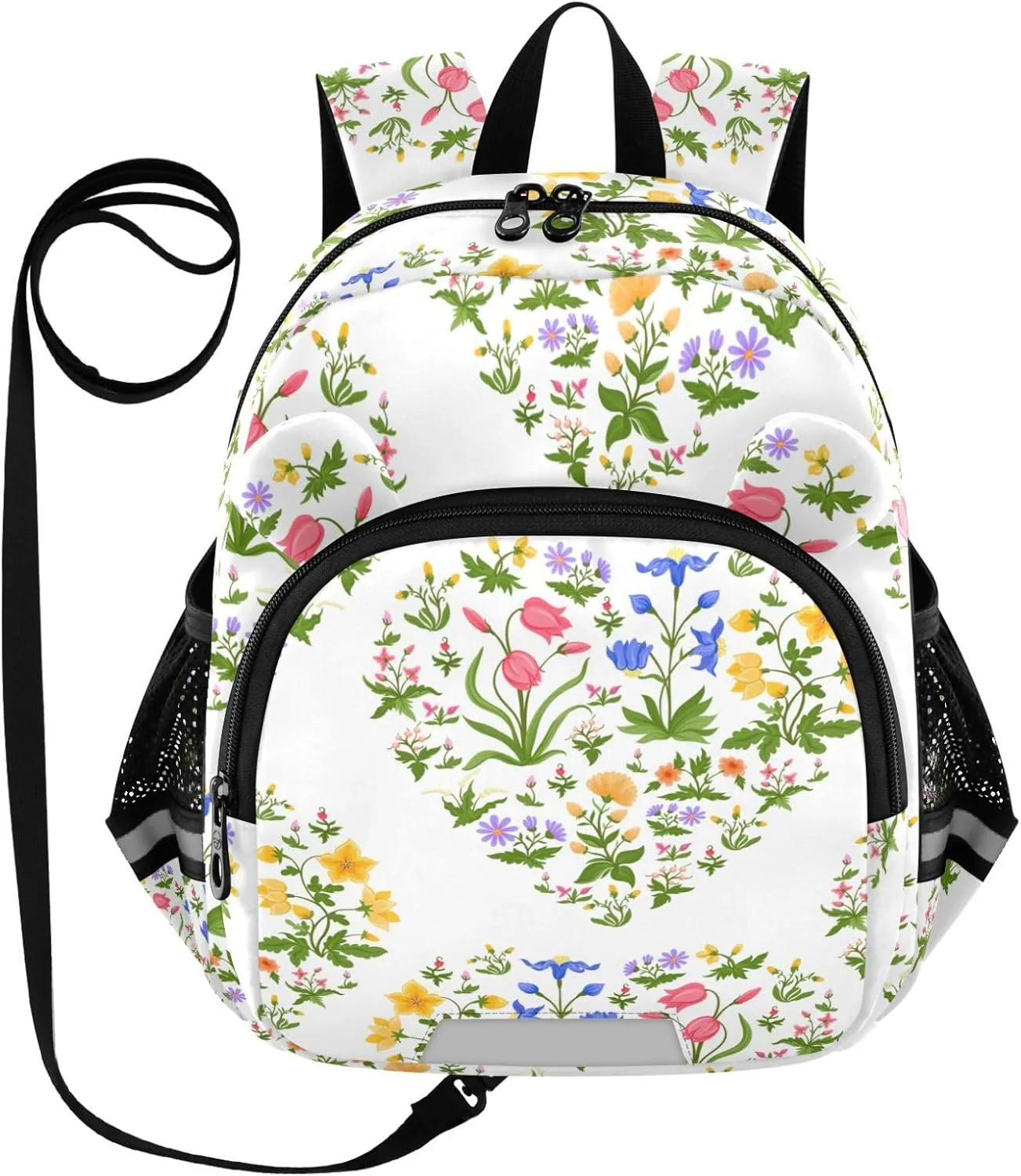 Fantasy Flowers in Retro Little Kid Toddler Backpack Baby Boys Girls Kindergarten Pre School Bags Cute Cartoon Backpacks for children