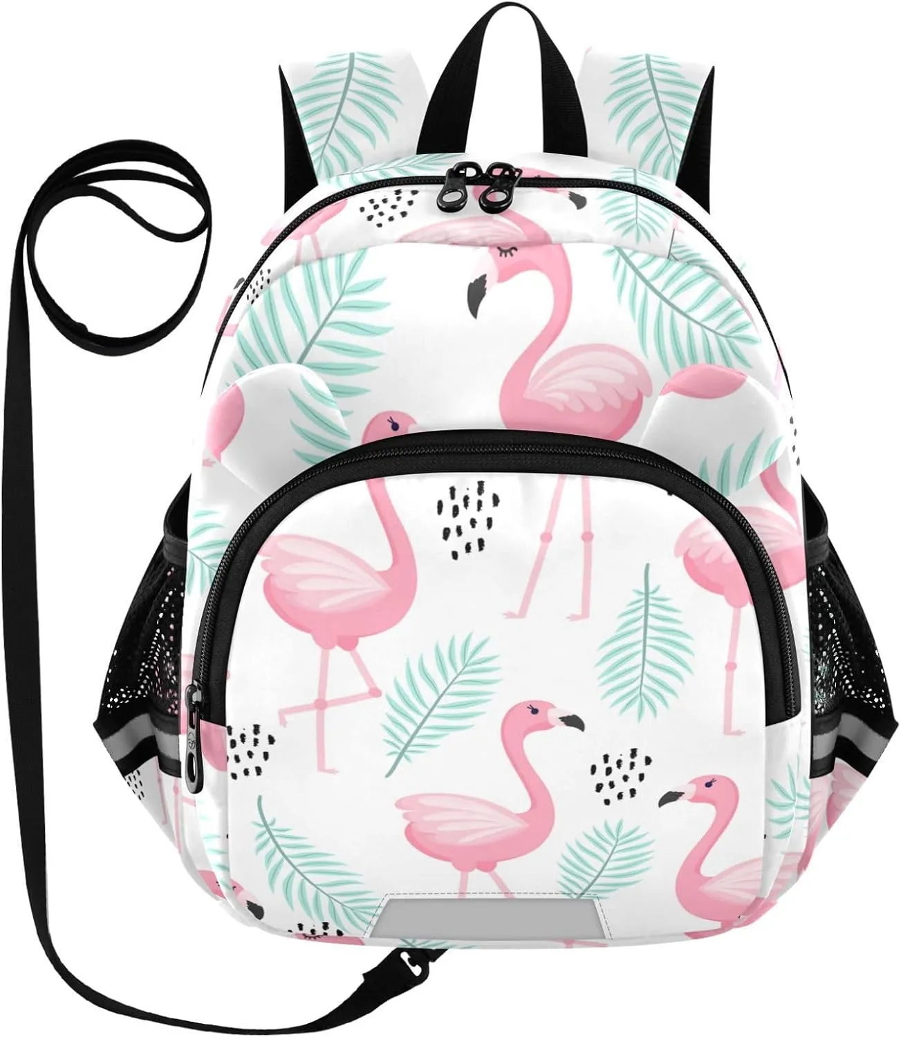 Flamingo Palm Leaves Little Kid Toddler Backpack Baby Boys Girls Kindergarten Pre School Bags Cute Cartoon Backpacks for children