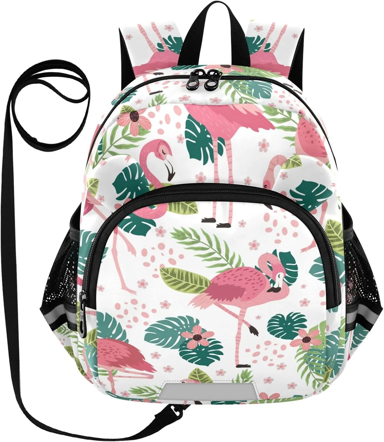 Flamingos in Different Poses Little Kid Toddler Backpack Baby Boys Girls Kindergarten Pre School Bags Cute Cartoon Backpacks for children
