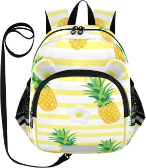 Flowers Fruit Tropical Little Kid Toddler Backpack Baby Boys Girls Kindergarten Pre School Bags Cute Cartoon Backpacks for children
