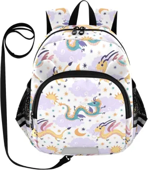 Funny Chinese Dragon Little Kid Toddler Backpack Baby Boys Girls Kindergarten Pre School Bags Cute Cartoon Backpacks for children