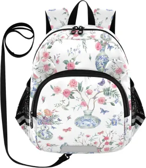 Garden Rose Bouquet Little Kid Toddler Backpack Baby Boys Girls Kindergarten Pre School Bags Cute Cartoon Backpacks for children