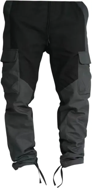 GIERIDUC Mens Cargo Sweatpants Casual Pantalones De Deporte De Hombre Mens White Sweatpants Large Joggers with Zip Pockets