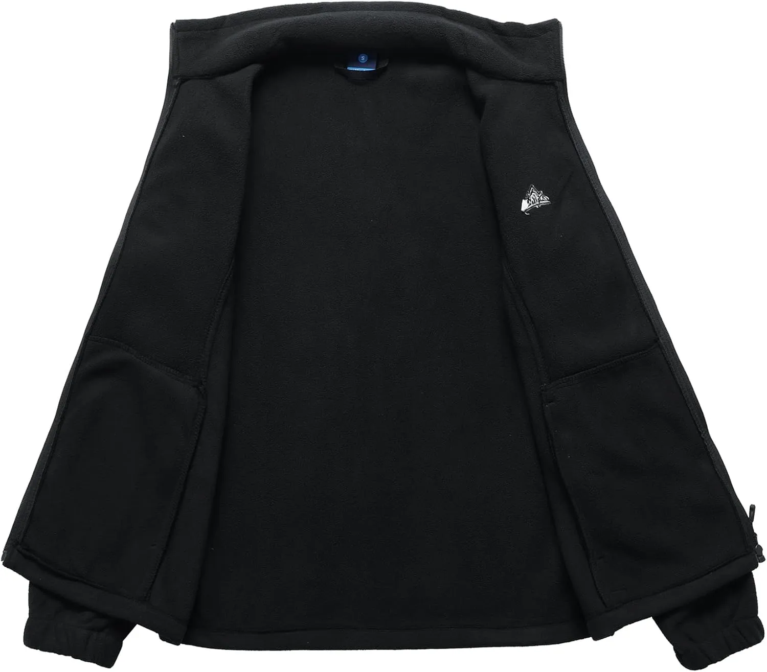 GIMECEN Women's Lightweight Full Zip Soft Polar Fleece Jacket Outdoor Recreation Coat With Zipper Pockets