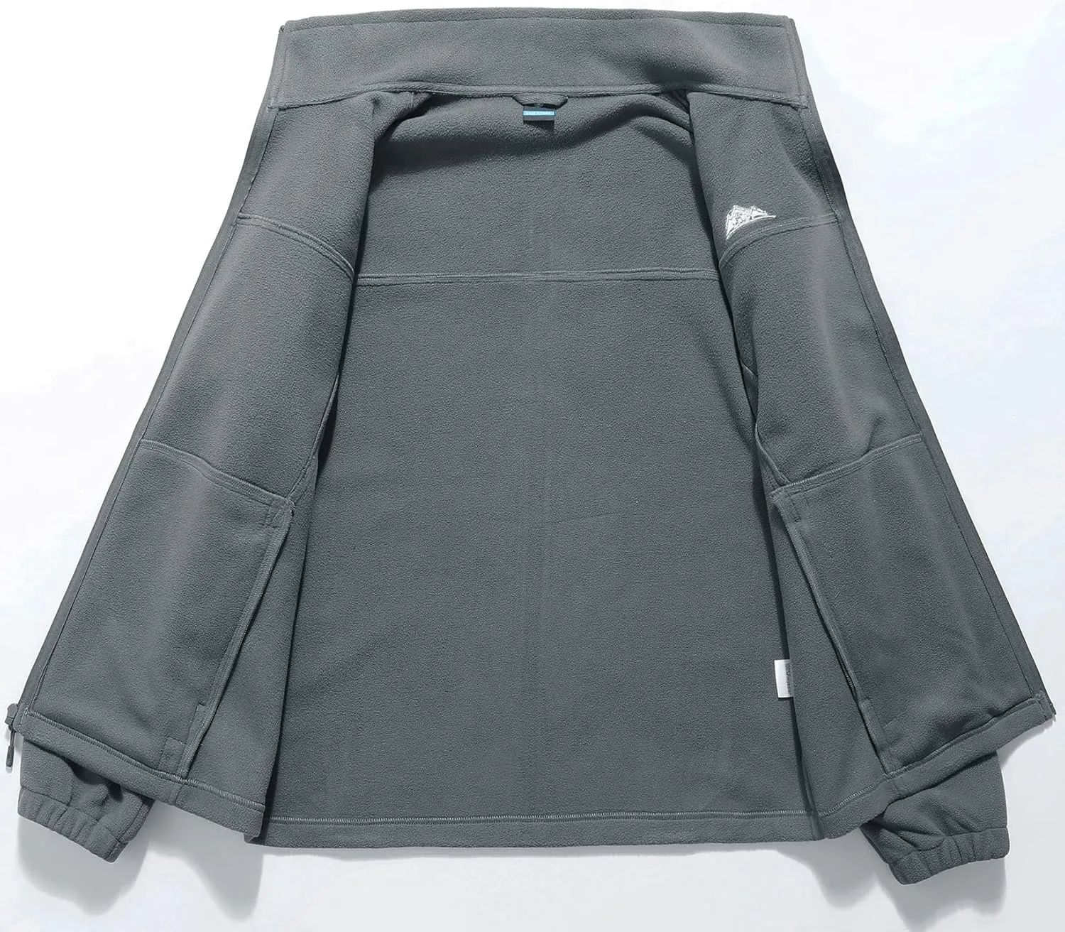 GIMECEN Women's Lightweight Full Zip Soft Polar Fleece Jacket Outdoor Recreation Coat With Zipper Pockets