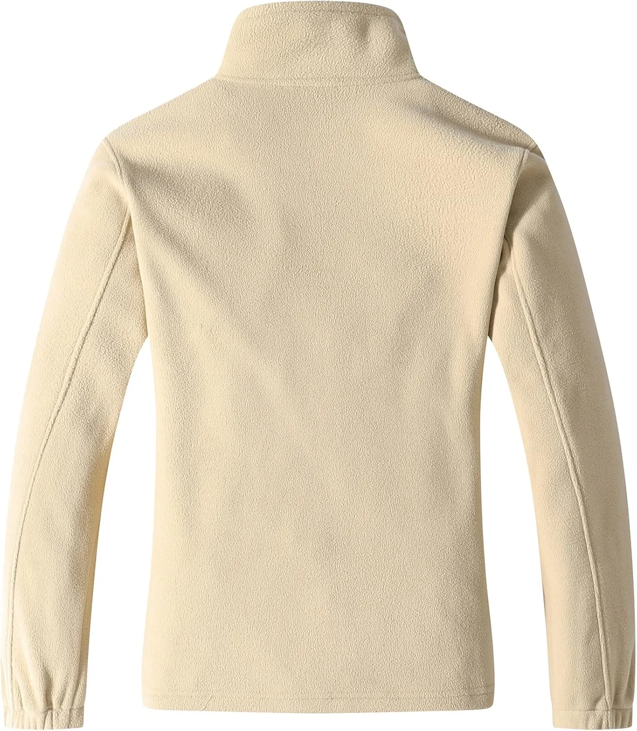 GIMECEN Women's Lightweight Full Zip Soft Polar Fleece Jacket Outdoor Recreation Coat With Zipper Pockets