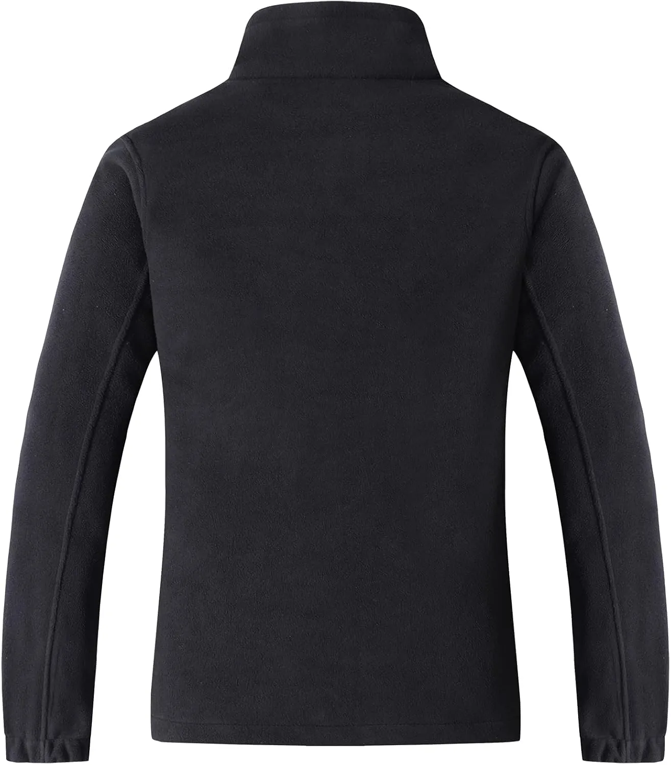 GIMECEN Women's Lightweight Full Zip Soft Polar Fleece Jacket Outdoor Recreation Coat With Zipper Pockets