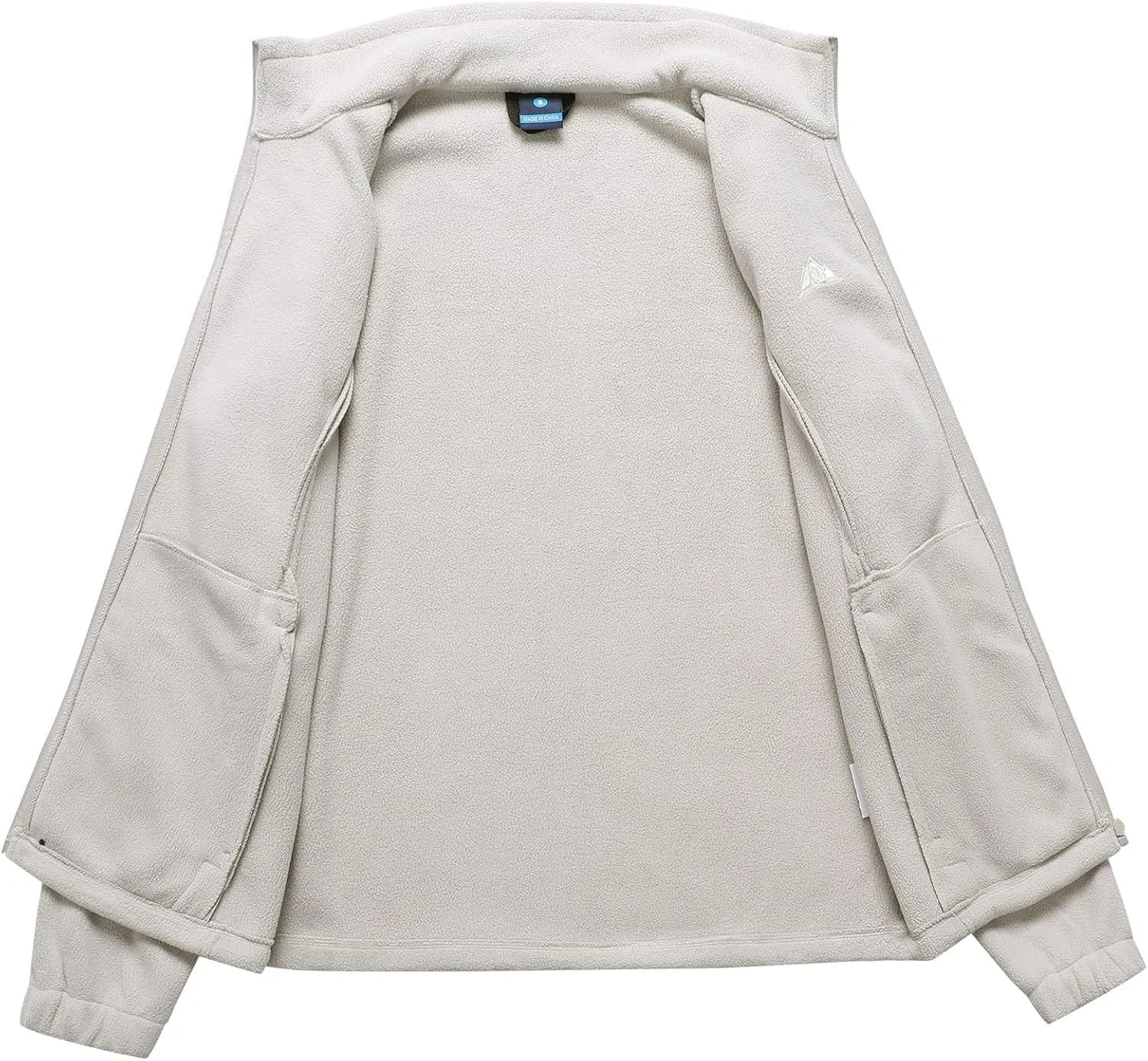 GIMECEN Women's Lightweight Full Zip Soft Polar Fleece Jacket Outdoor Recreation Coat With Zipper Pockets