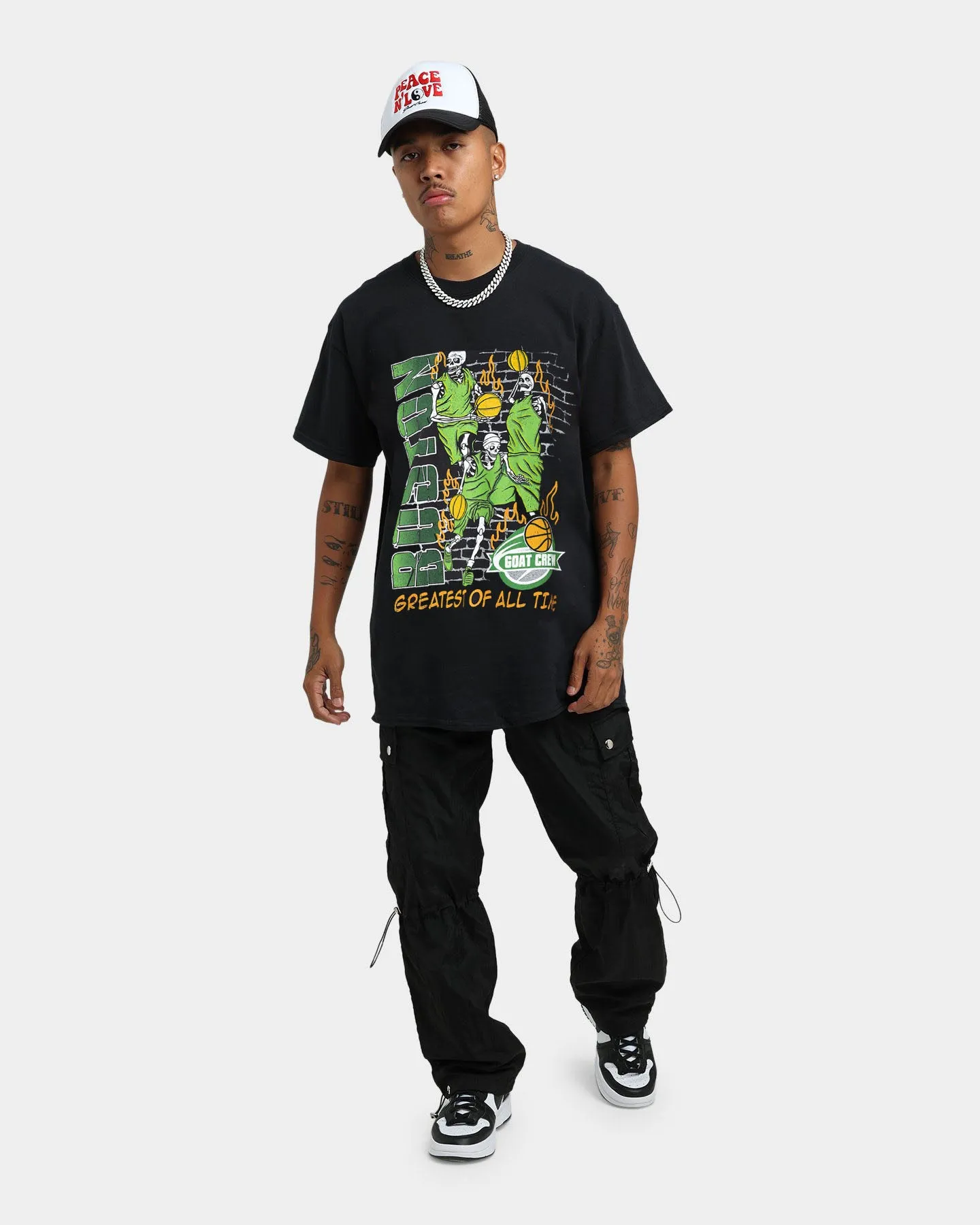 Goat Crew Boston Finals Vintage T-Shirt Washed Black