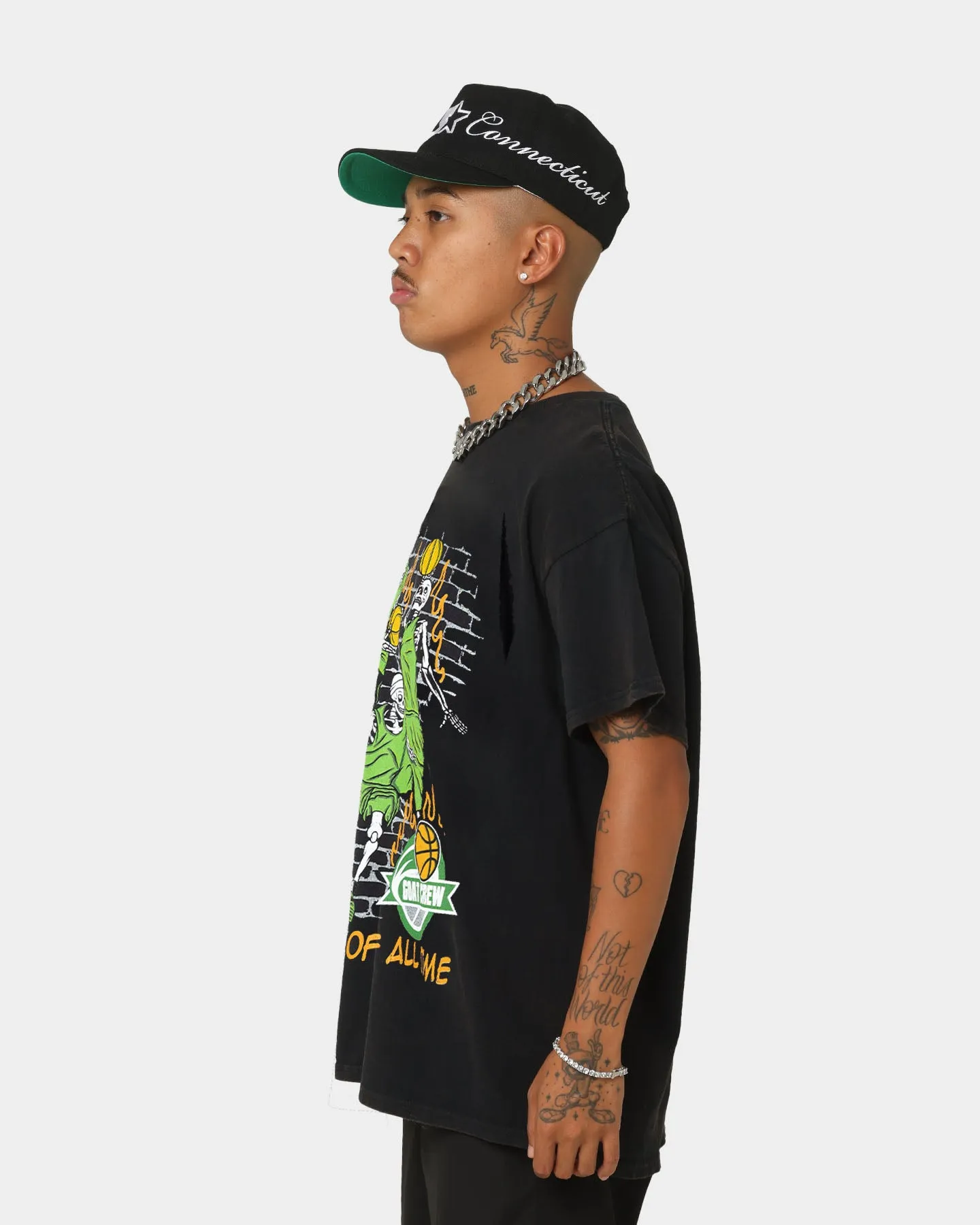 Goat Crew Boston Finals Vintage T-Shirt Washed Black