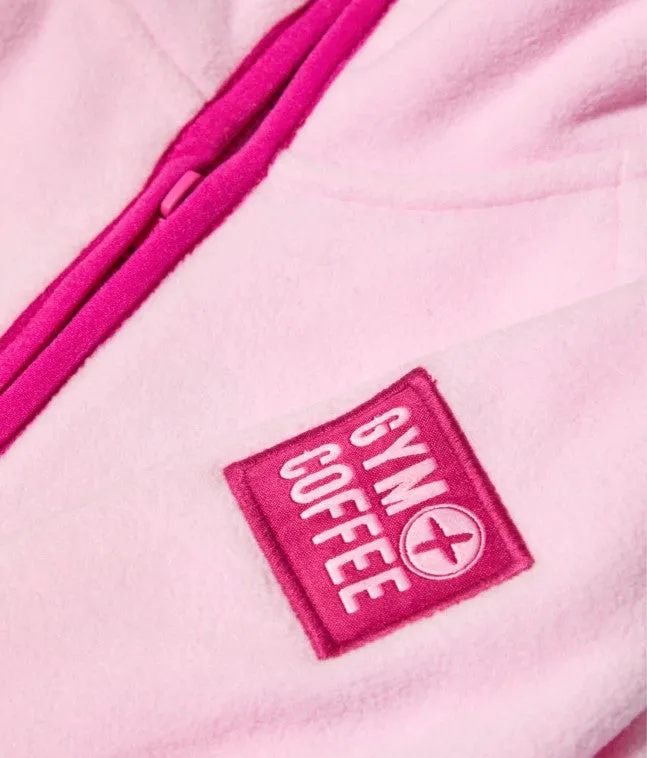 Gym Coffee Girls Fleece PolarBaby Pink