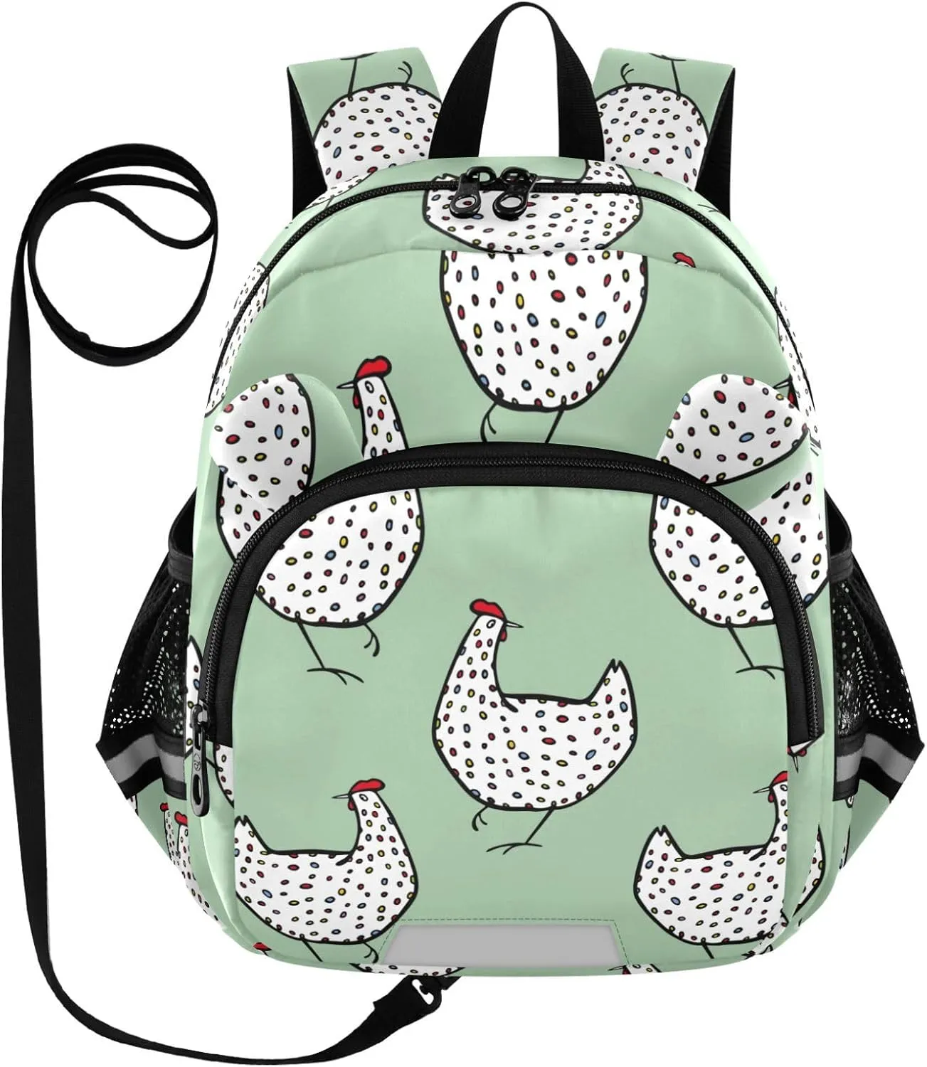 Hand Drawn Chickens Beautiful Ink Little Kid Toddler Backpack Baby Boys Girls Kindergarten Pre School Bags Cute Cartoon Backpacks for children