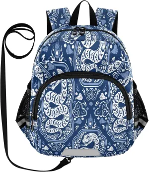 Happy Chinese New Year Snake Zodiac Little Kid Toddler Backpack Baby Boys Girls Kindergarten Pre School Bags Cute Cartoon Backpacks for children