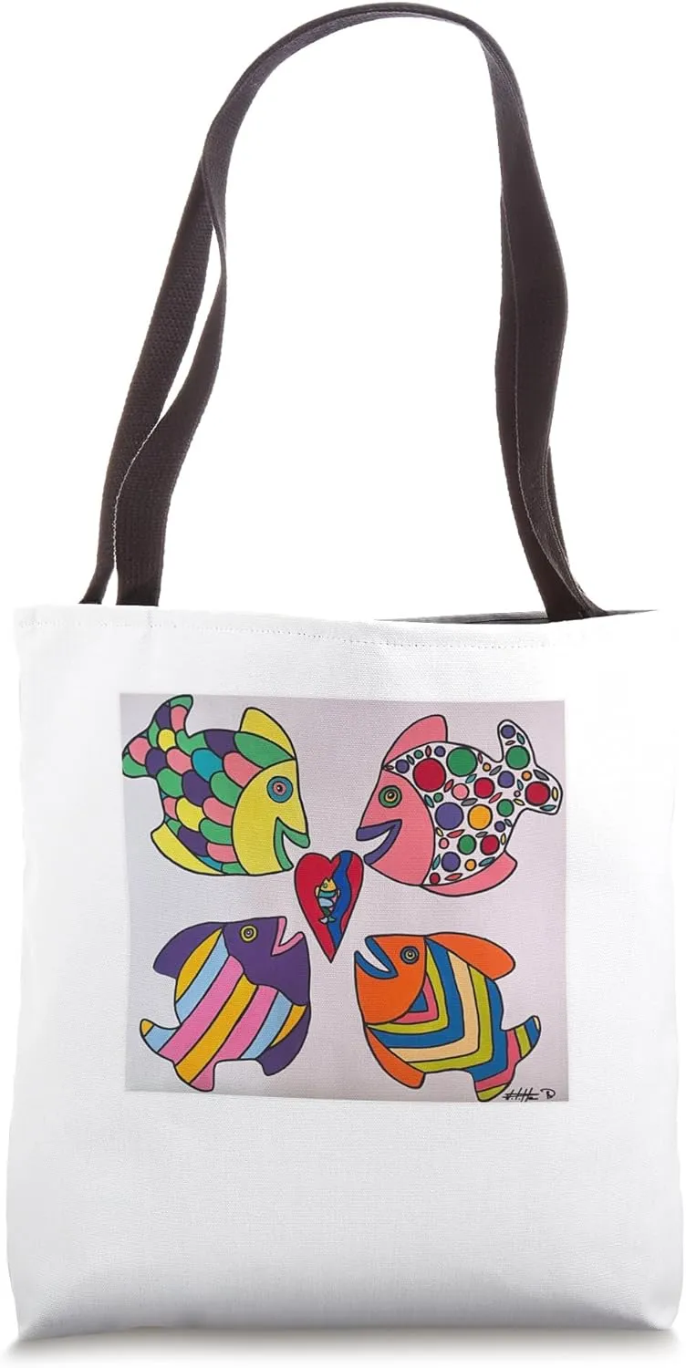 Heureux Evenement Celebration Vibes Colourful Pop Art Tote Bag