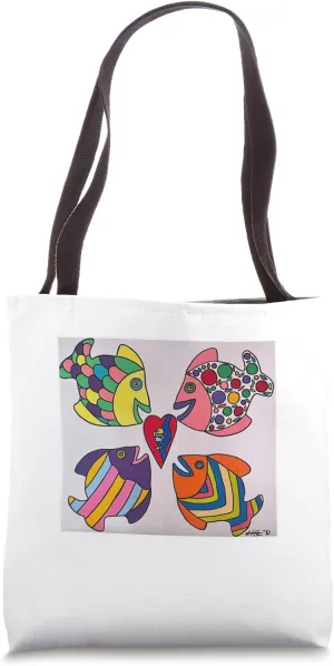 Heureux Evenement Celebration Vibes Colourful Pop Art Tote Bag