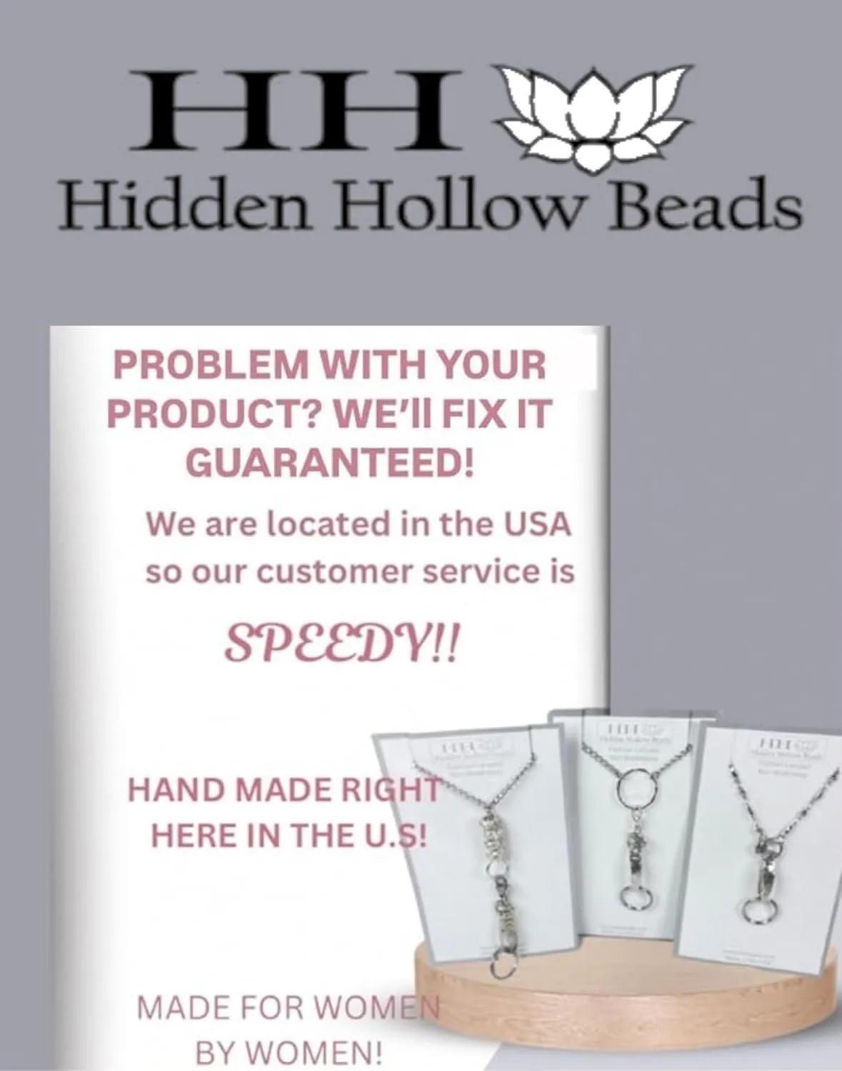 Hidden Hollow Beads Key Keeper 12" Women's Multi Beaded Strap Chain Finder Organizer Wallet Purse Holder Anti-Lost Ring
