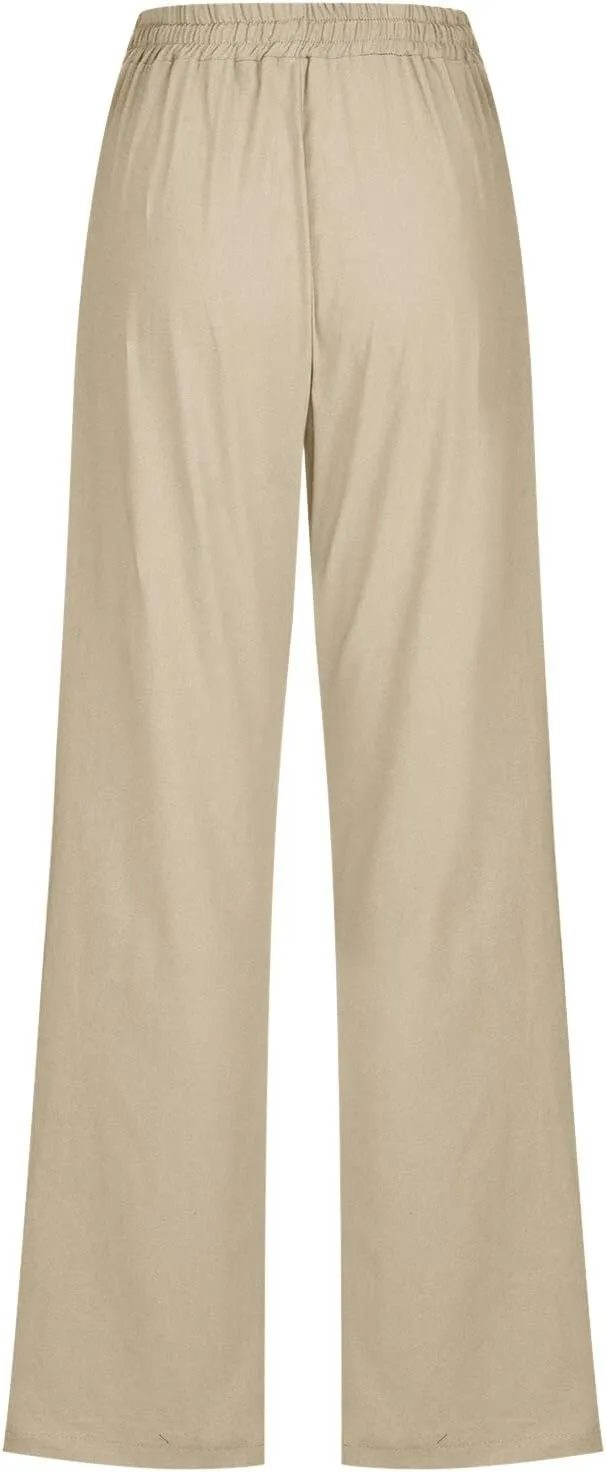 High Waisted Work Pants for Women Winter Elegantes Work Thermal with Pockets High Waisted Straight Leg