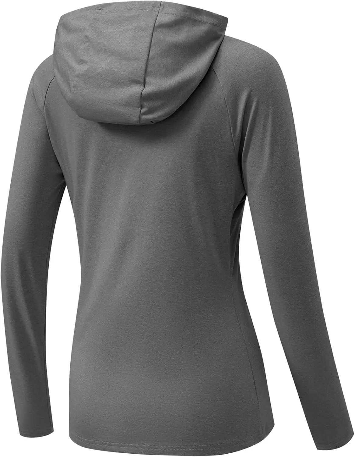 HISKYWIN Womens Long Sleeve Hoodie Shirts UPF 50  Sun Protection Lightweight Running Pullover Athletic Tops with Thumb Hole