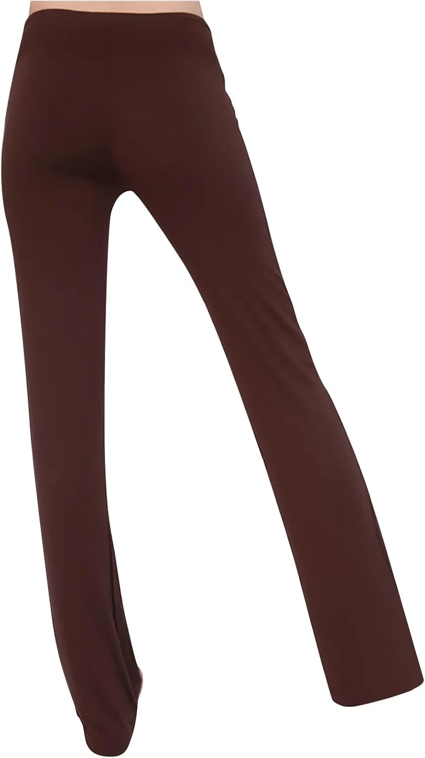 Hvyesh Womens Yoga Pants Wide Leg High Waist Tummy Control Loose Comfy Lounge Trousers Bootcut Drawstring Workout Leggings
