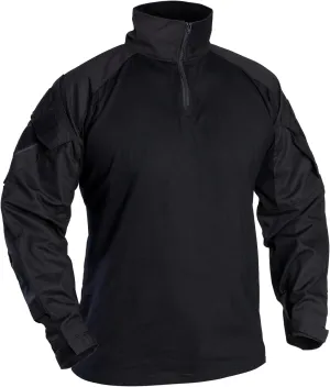 IDOGEAR SPORTS G3 Combat Shirts Mens Tactical Shirt with Elbow Pads 1/4 Zipper Collar Long Sleeves Top Military Clothing