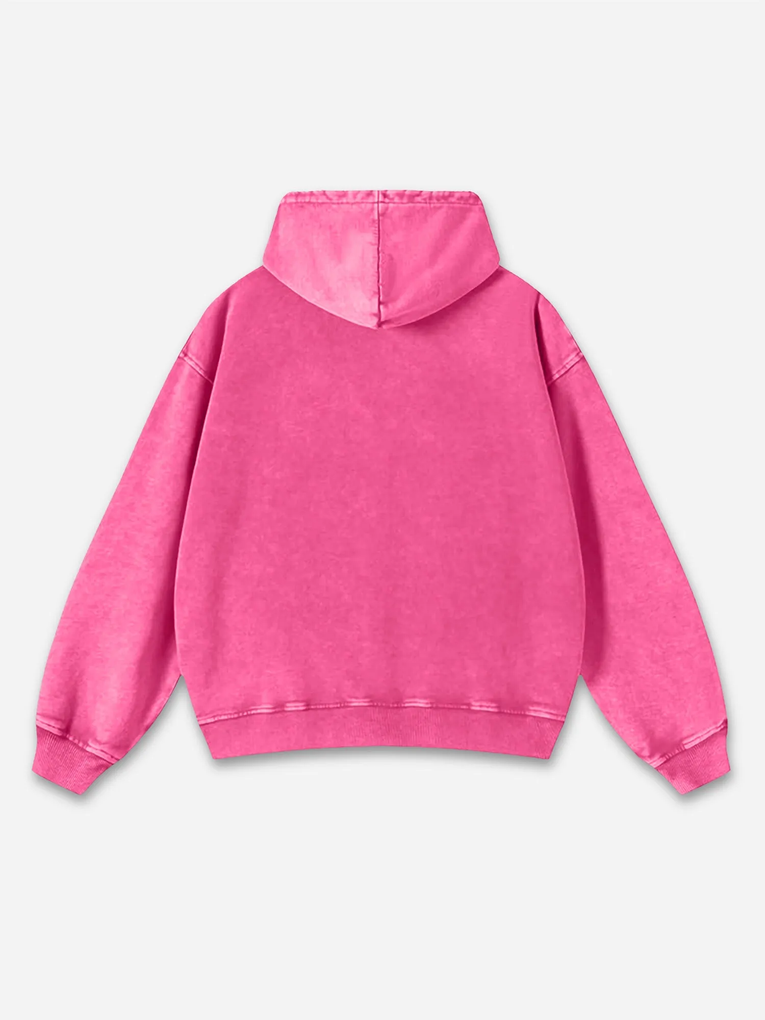 In God We Trust Graphic Print Pink Pullover Hoodie