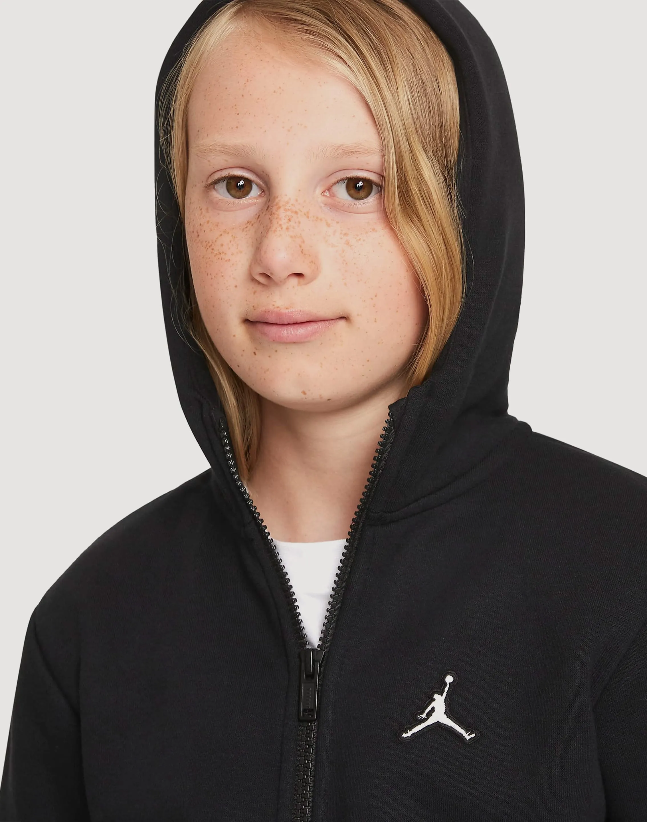 Jordan Essentials Fleece Full-Zip Hoodie Grade-School