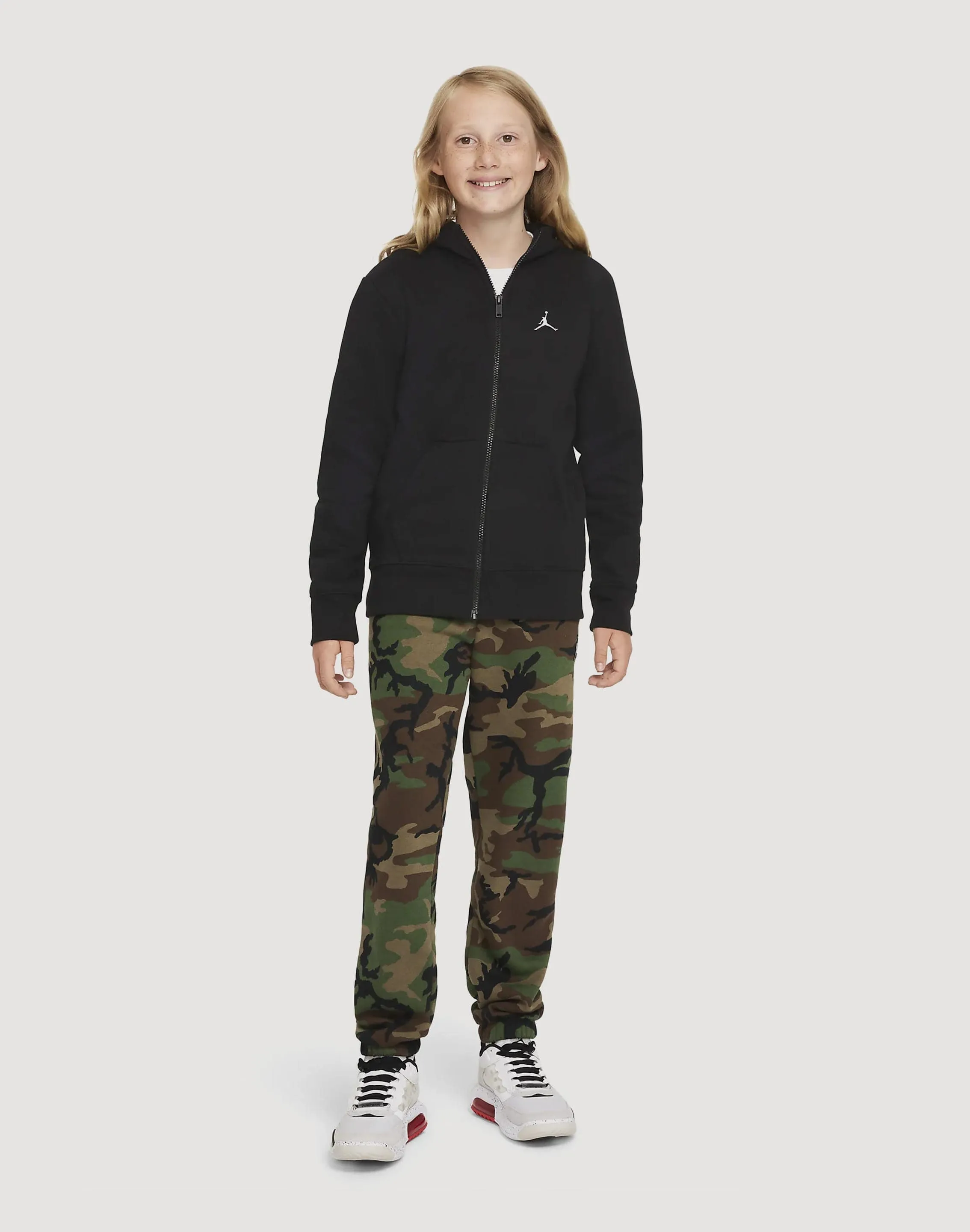 Jordan Essentials Fleece Full-Zip Hoodie Grade-School