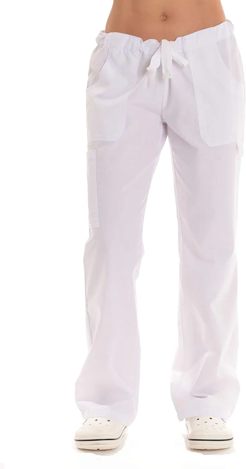 Just Love Cargo Solid Scrub Pants for Women