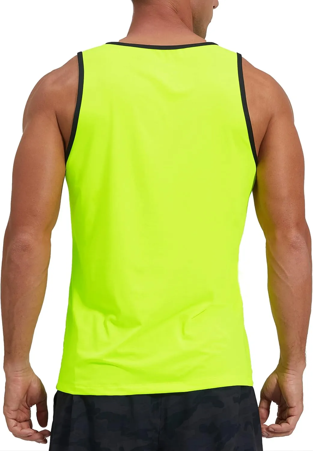 KPSUN Men's Quick Dry Sports Tank Tops Athletic Gym Bodybuilding Fitness Sleeveless Shirts for Beach Running Workout