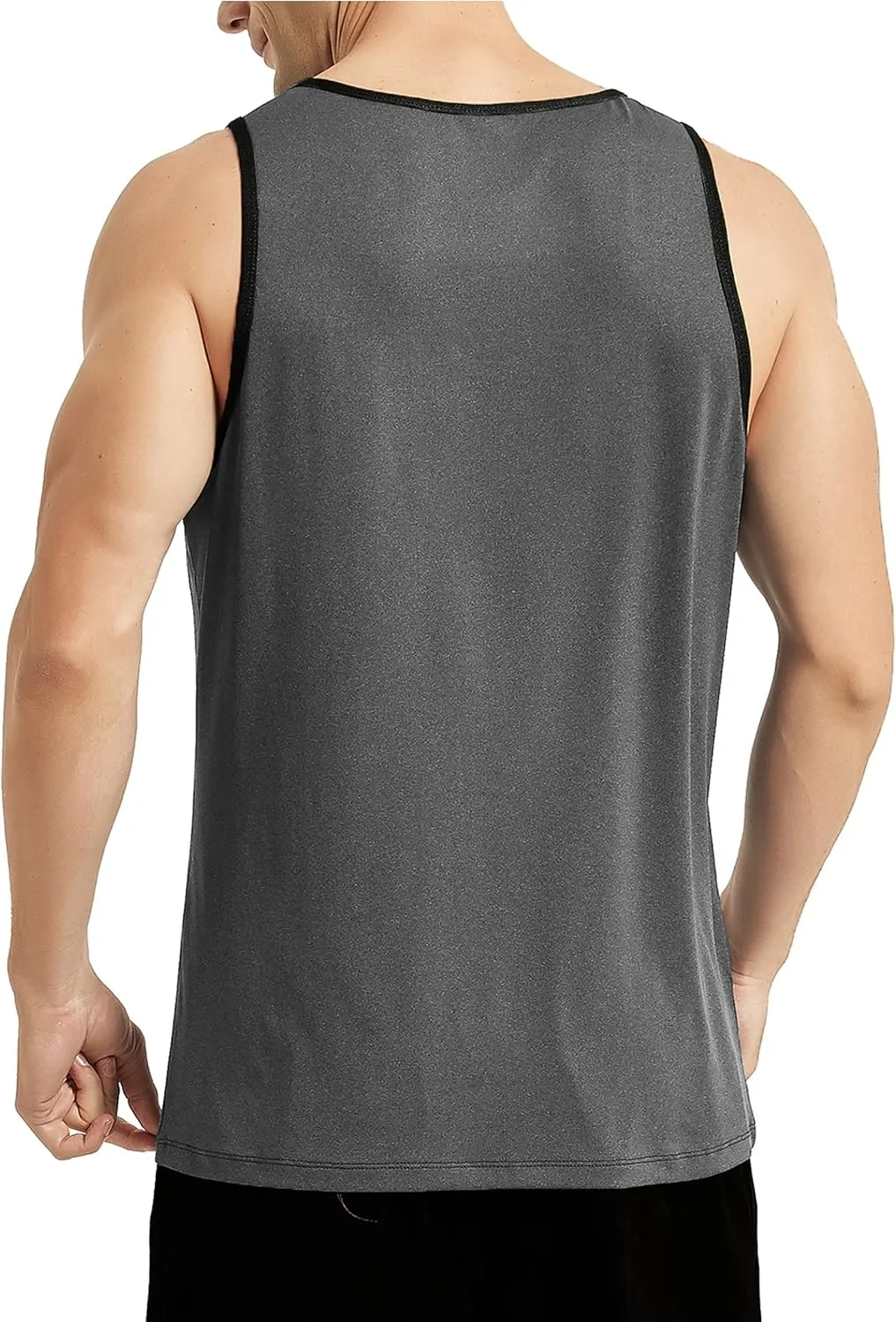 KPSUN Men's Quick Dry Sports Tank Tops Athletic Gym Bodybuilding Fitness Sleeveless Shirts for Beach Running Workout