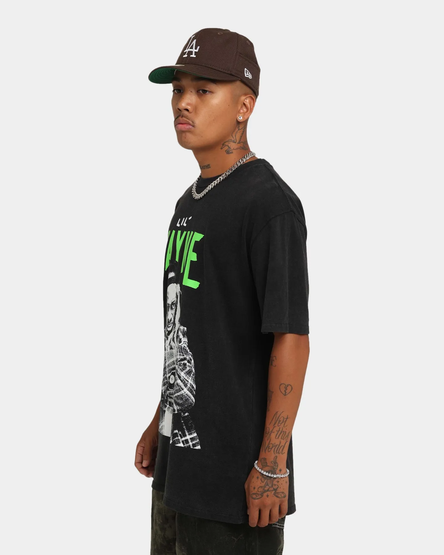 Lil Wayne Green Tour T-Shirt Washed Black