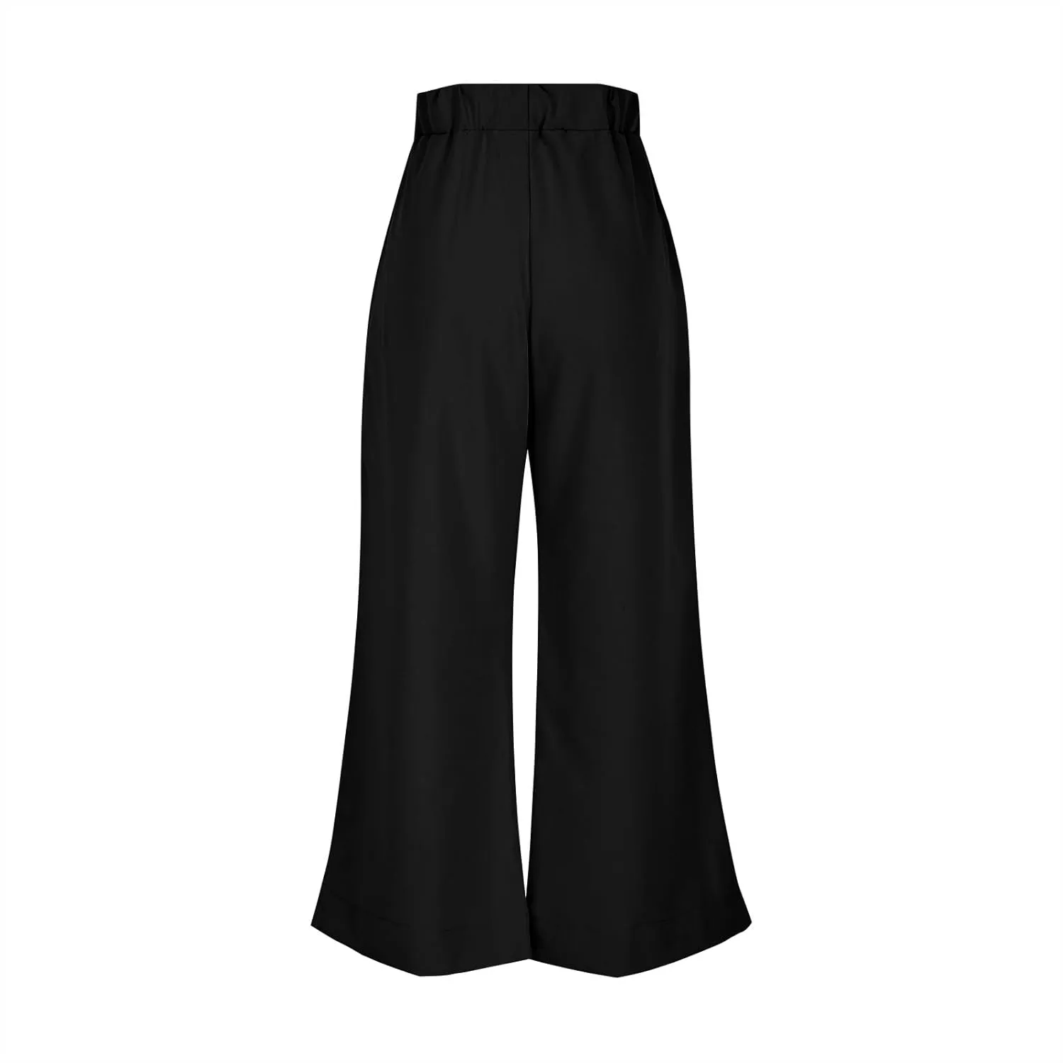 Linen Pants Women 2025 Summer Wide Leg High Waisted Lightweight Womens Trousers with Pockets Loose Casual Lounge Pant