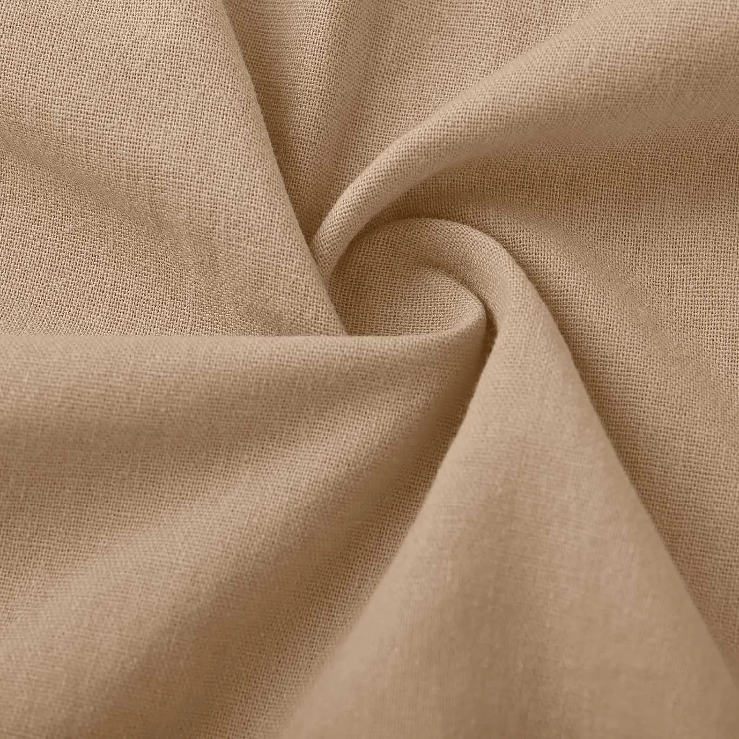 Linen Pants Women Loose Fit High Waist Drawstring Straight Leg Pants Summer Solid Lounge Trousers with Pockets 2025